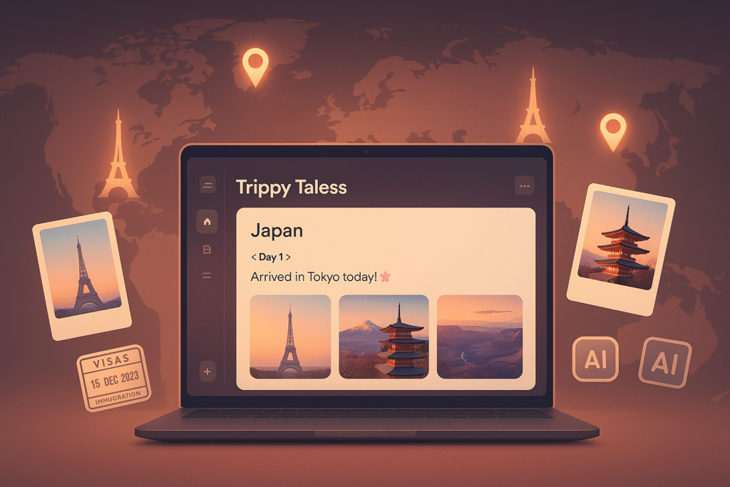 Trippy Taless AI Powered Travel Journal